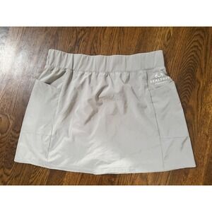 Realtree Fishing Womens Skort Frost Gray Athletic Skirt Pockets IV051024 L 12-14